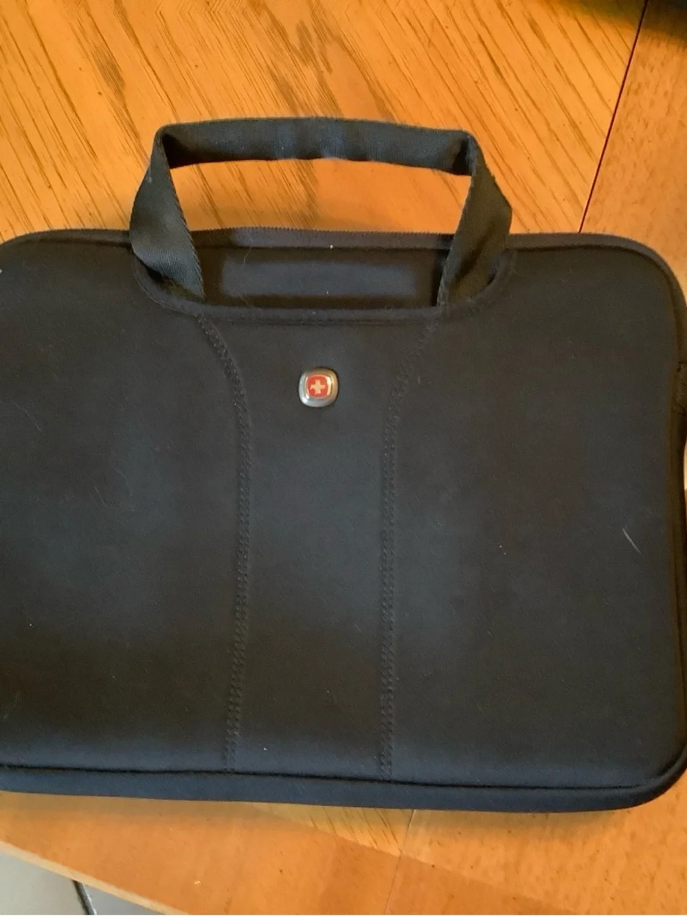 SwissGear Black Soft Laptop Carry Sleeve with Top Handles